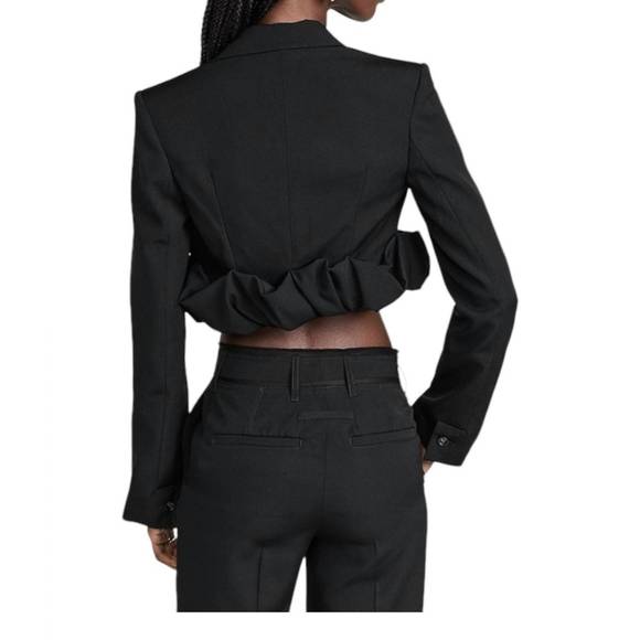 NEW JACQUEMUS la veste croissant jacket in black - Picture 2 of 4